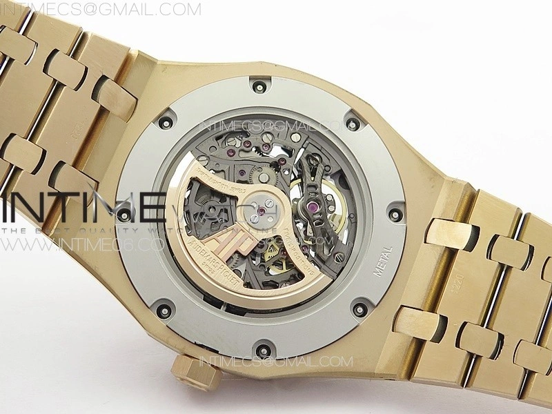 Royal Oak 41mm Openworked 15407 RG APSF 1:1 Best Edition on RG Bracelet A3132