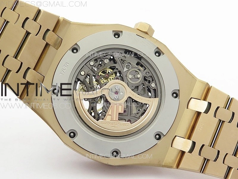 Royal Oak 41mm Openworked 15407 RG APSF 1:1 Best Edition on RG Bracelet A3132