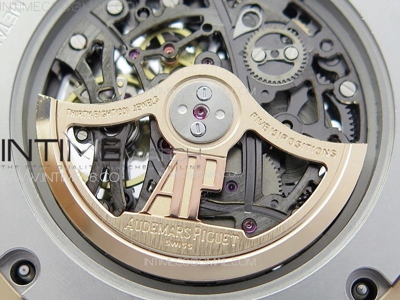 Royal Oak 41mm Openworked 15407 RG APSF 1:1 Best Edition on RG Bracelet A3132