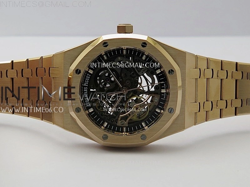 Royal Oak 41mm Openworked 15407 RG THBF 1:1 Best Edition on RG Bracelet SA3132