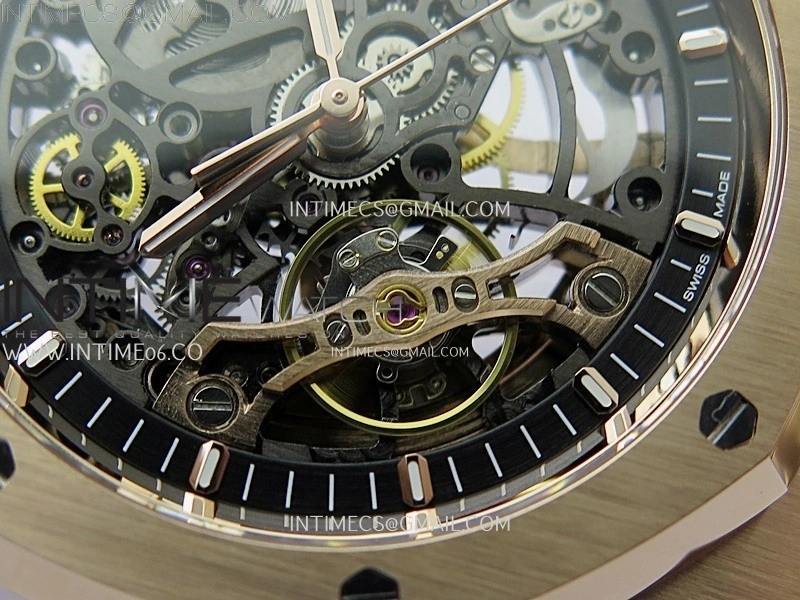 Royal Oak 41mm Openworked 15407 RG THBF 1:1 Best Edition on RG Bracelet SA3132