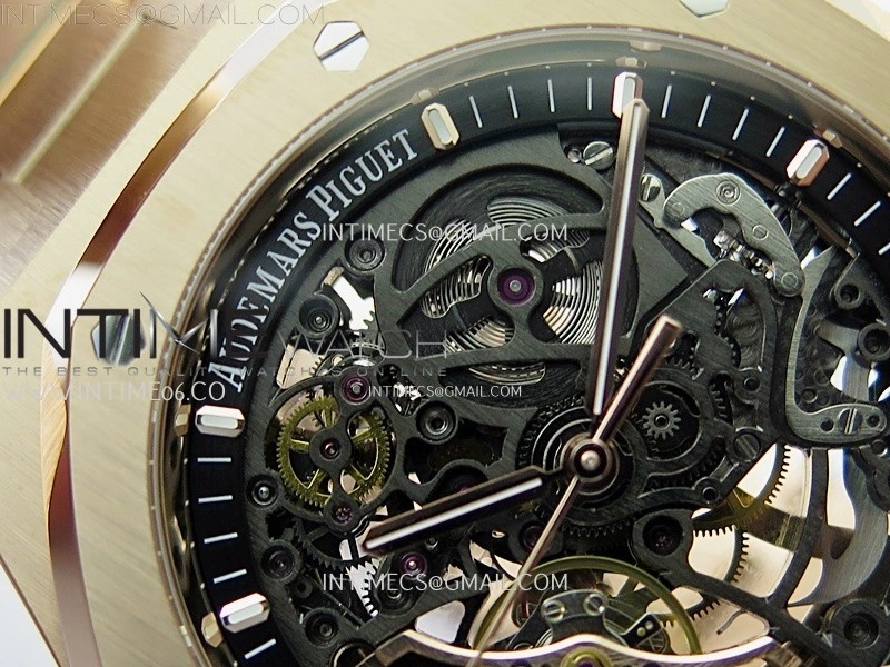 Royal Oak 41mm Openworked 15407 RG THBF 1:1 Best Edition on RG Bracelet SA3132