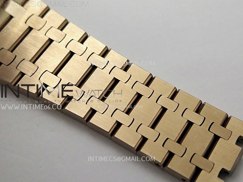 Royal Oak 41mm Openworked 15407 RG THBF 1:1 Best Edition on RG Bracelet SA3132