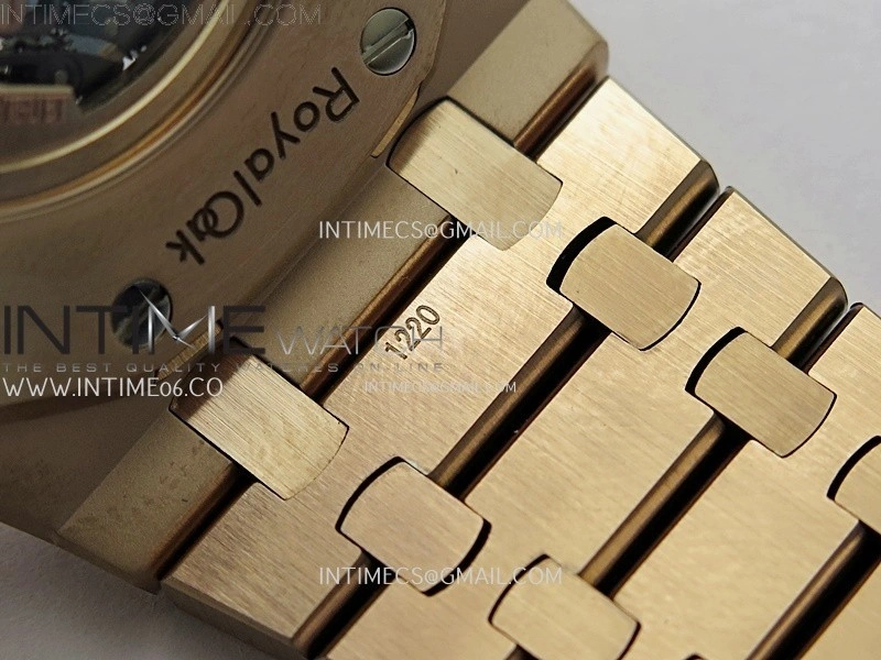 Royal Oak 41mm Openworked 15407 RG THBF 1:1 Best Edition on RG Bracelet SA3132