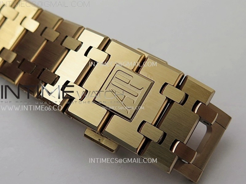 Royal Oak 41mm Openworked 15407 RG THBF 1:1 Best Edition on RG Bracelet SA3132