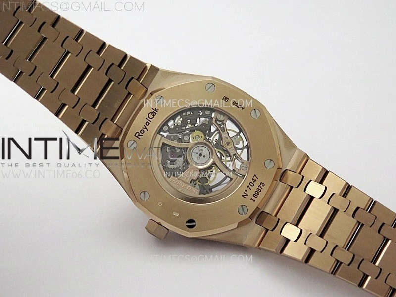 Royal Oak 41mm Openworked 15407 RG THBF 1:1 Best Edition on RG Bracelet SA3132