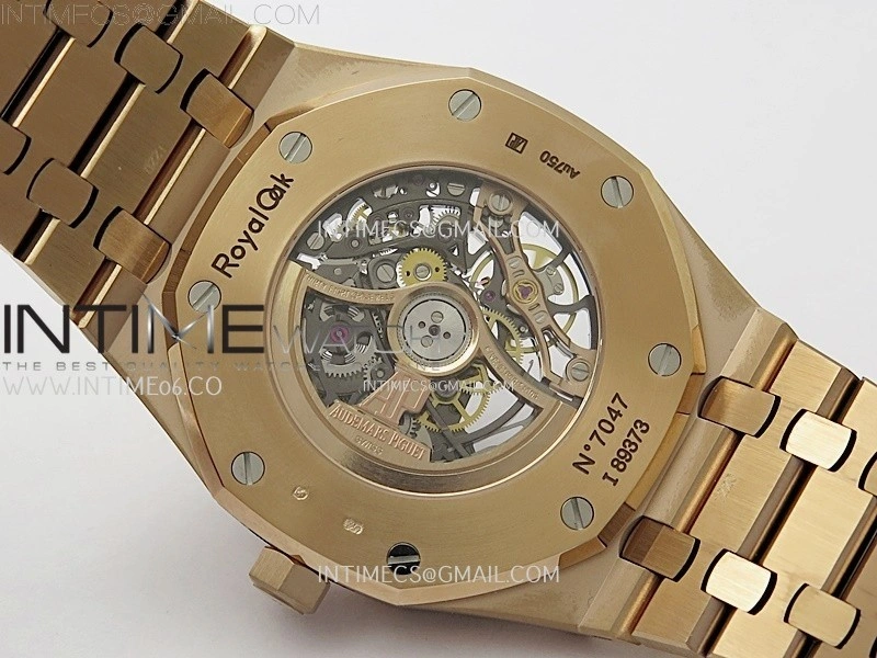 Royal Oak 41mm Openworked 15407 RG THBF 1:1 Best Edition on RG Bracelet SA3132