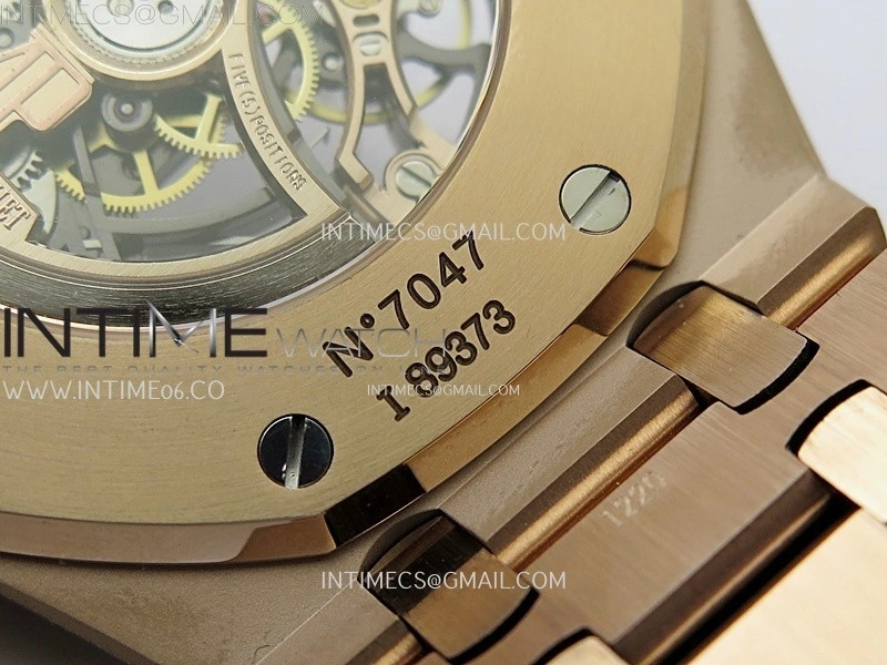 Royal Oak 41mm Openworked 15407 RG THBF 1:1 Best Edition on RG Bracelet SA3132
