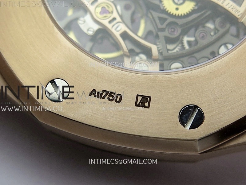 Royal Oak 41mm Openworked 15407 RG THBF 1:1 Best Edition on RG Bracelet SA3132