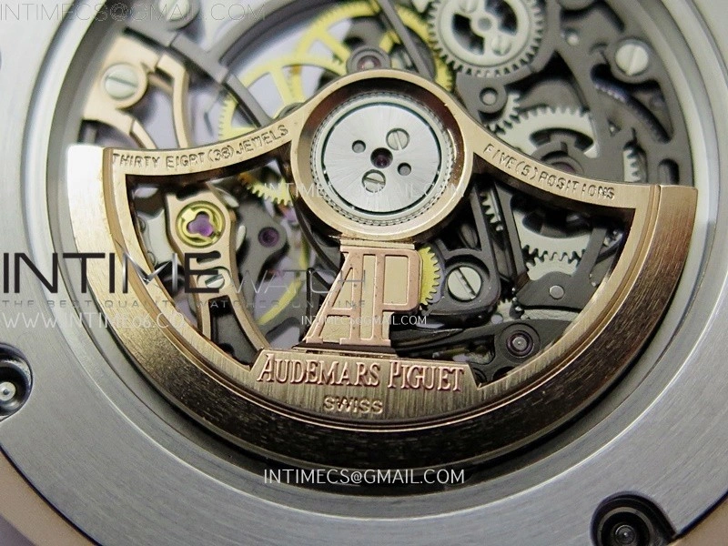 Royal Oak 41mm Openworked 15407 RG THBF 1:1 Best Edition on RG Bracelet SA3132