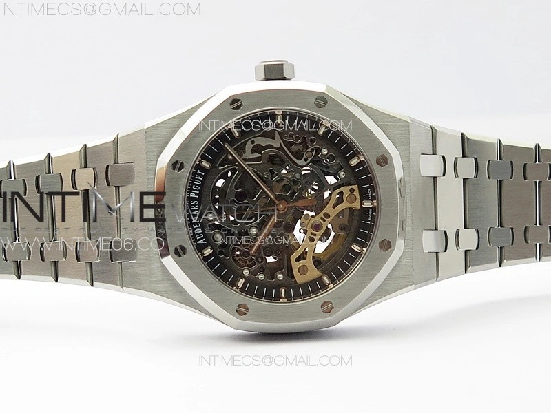 Royal Oak 41mm Openworked 15407 SS APSF 1:1 Best Edition on SS Bracelet A3132