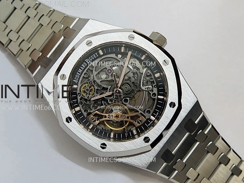 Royal Oak 41mm Openworked 15407 SS THBF 1:1 Best Edition on SS Bracelet SA3132