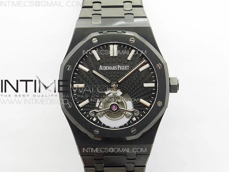Royal Oak 41mm Tourbillon DLC BBS Best Edition Black Dial on DLC Bracelet