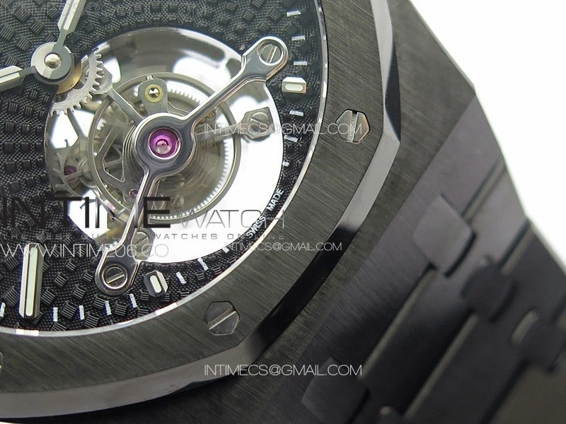 Royal Oak 41mm Tourbillon DLC BBS Best Edition Black Dial on DLC Bracelet