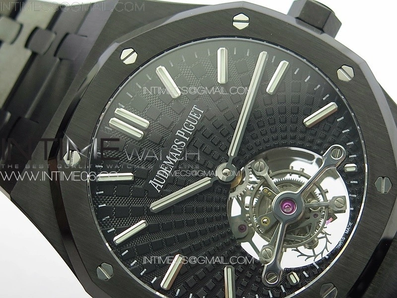 Royal Oak 41mm Tourbillon DLC BBS Best Edition Black Dial on DLC Bracelet