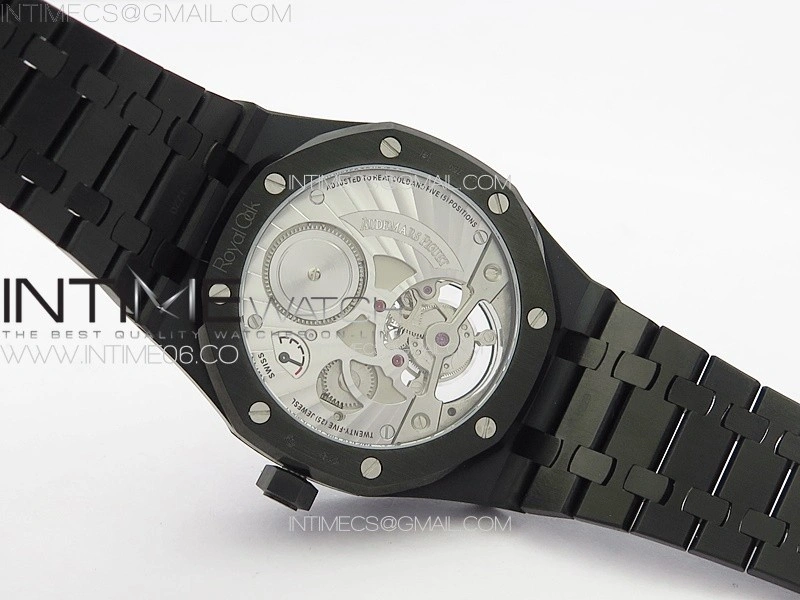 Royal Oak 41mm Tourbillon DLC BBS Best Edition Black Dial on DLC Bracelet