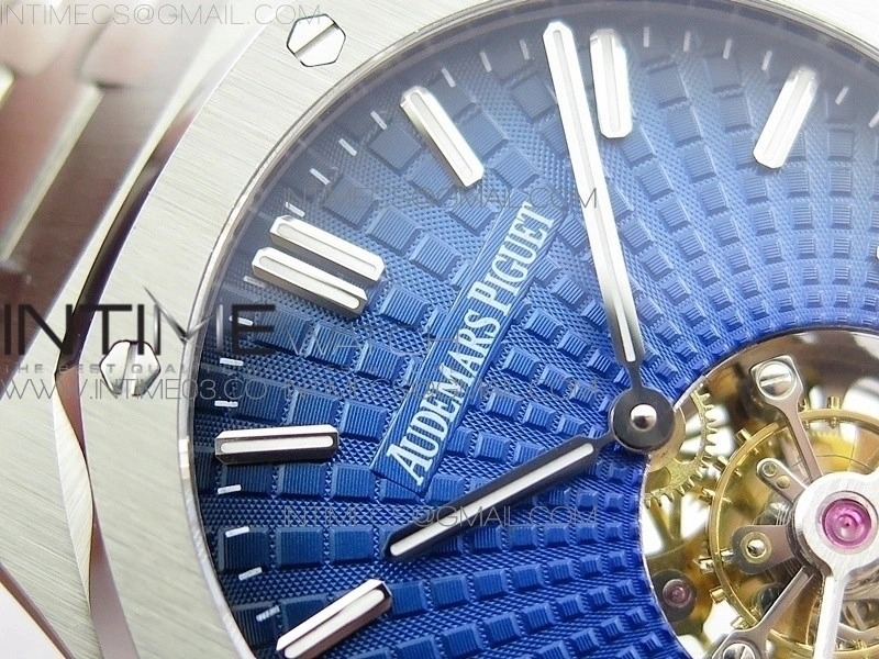 Royal Oak 41mm Tourbillon SS BBS Best Edition Blue Dial on SS Bracelet