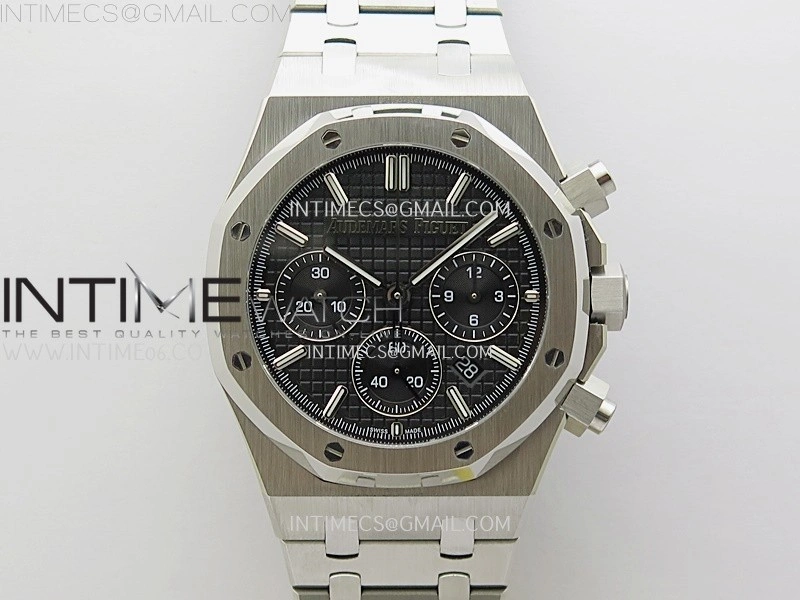 Royal Oak Chrono 26331ST SS IPF 1:1 Best Edition Black Dial on SS Bracelet A7750