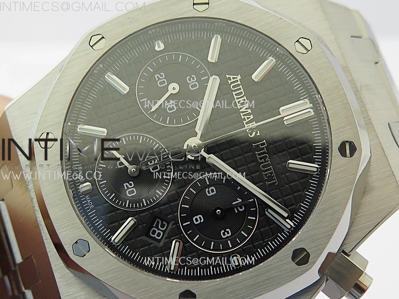 Royal Oak Chrono 26331ST SS IPF 1:1 Best Edition Black Dial on SS Bracelet A7750