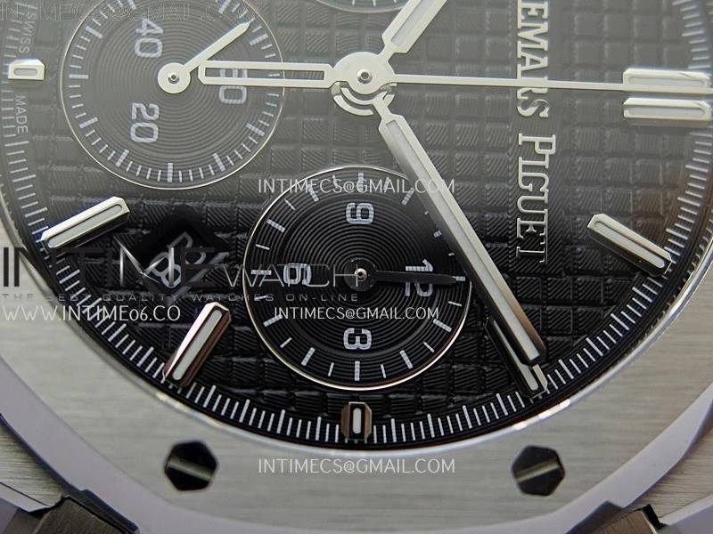 Royal Oak Chrono 26331ST SS IPF 1:1 Best Edition Black Dial on SS Bracelet A7750