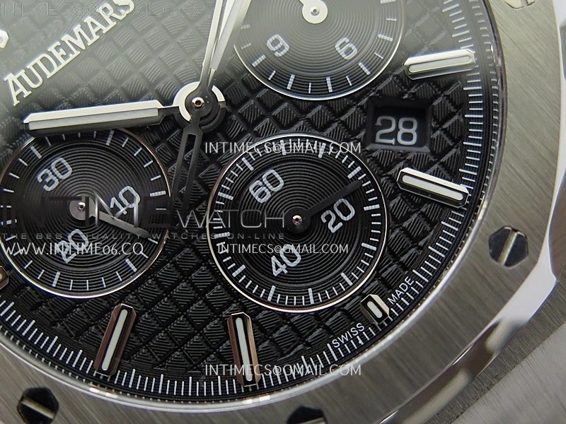 Royal Oak Chrono 26331ST SS IPF 1:1 Best Edition Black Dial on SS Bracelet A7750