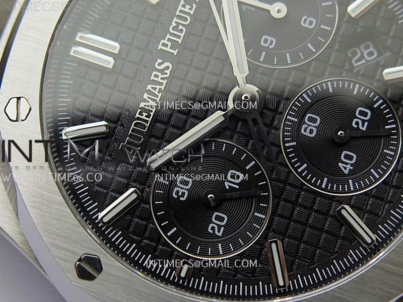 Royal Oak Chrono 26331ST SS IPF 1:1 Best Edition Black Dial on SS Bracelet A7750