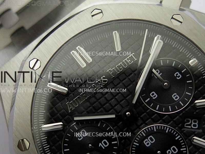 Royal Oak Chrono 26331ST SS IPF 1:1 Best Edition Black Dial on SS Bracelet A7750