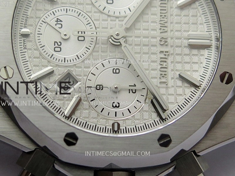 Royal Oak Chrono 26331ST SS IPF 1:1 Best Edition White Dial on SS Bracelet A7750