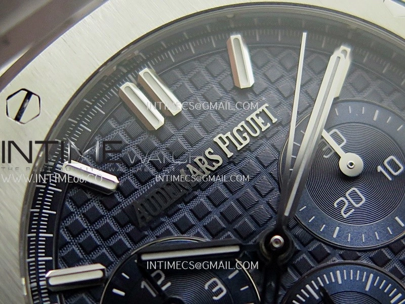 Royal Oak Chrono 26715 SS APSF 1:1 Best Edition Blue Dial On SS Bracelet A2385
