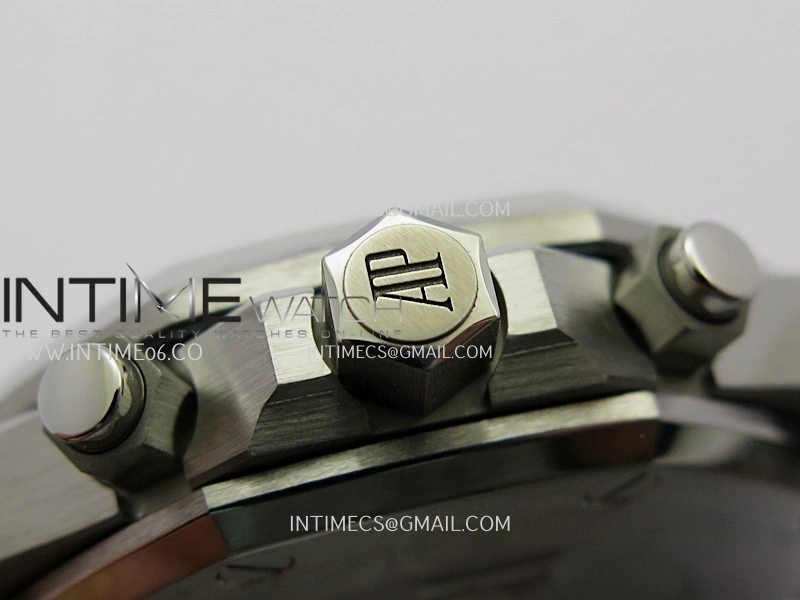Royal Oak Chrono 26715 SS APSF 1:1 Best Edition Blue Dial On SS Bracelet A2385