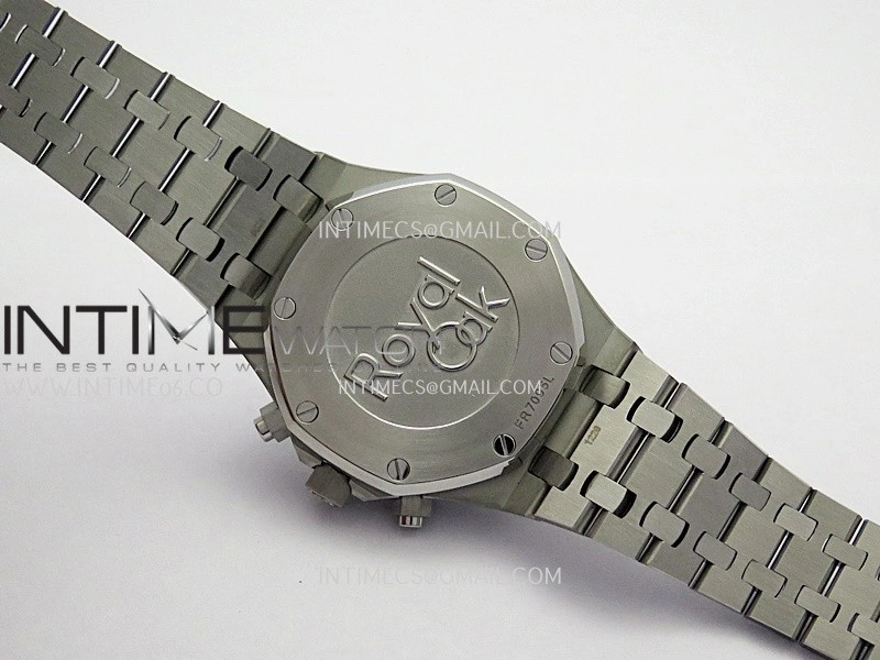 Royal Oak Chrono 26715 SS APSF 1:1 Best Edition Blue Dial On SS Bracelet A2385
