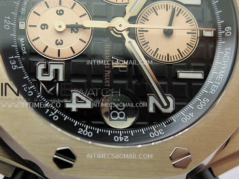 Royal Oak Offshore 42mm RG TKF Best Edition Black Dial on RG Bracelet A7750