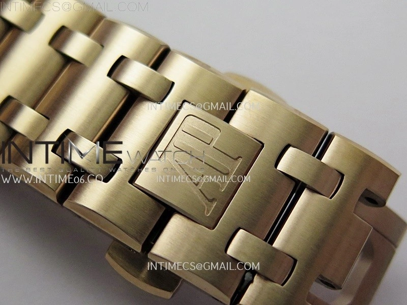 Royal Oak Offshore 42mm RG TKF Best Edition Black Dial on RG Bracelet A7750