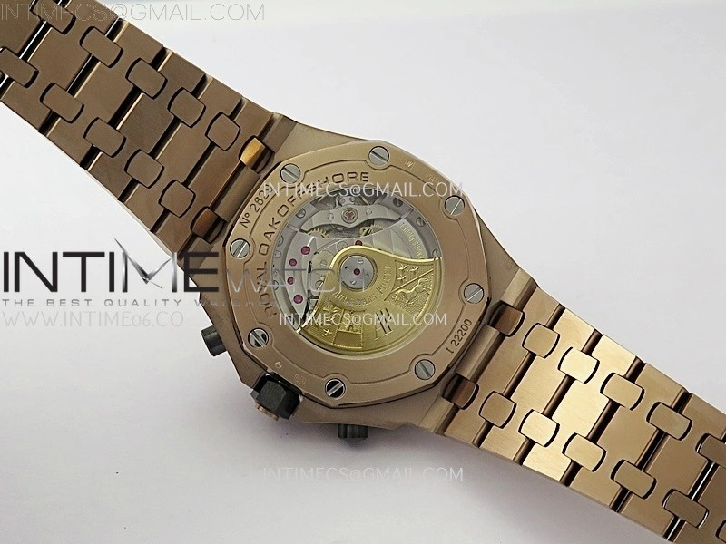 Royal Oak Offshore 42mm RG TKF Best Edition Black Dial on RG Bracelet A7750