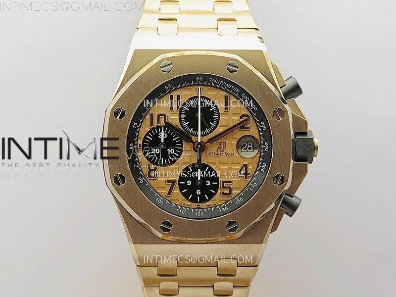 Royal Oak Offshore 42mm RG TKF Best Edition RG Dial on RG Bracelet A7750