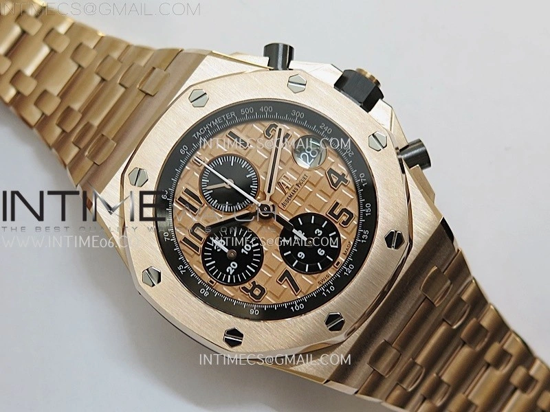 Royal Oak Offshore 42mm RG TKF Best Edition RG Dial on RG Bracelet A7750