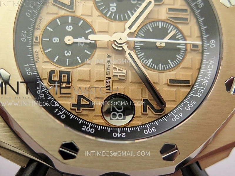 Royal Oak Offshore 42mm RG TKF Best Edition RG Dial on RG Bracelet A7750