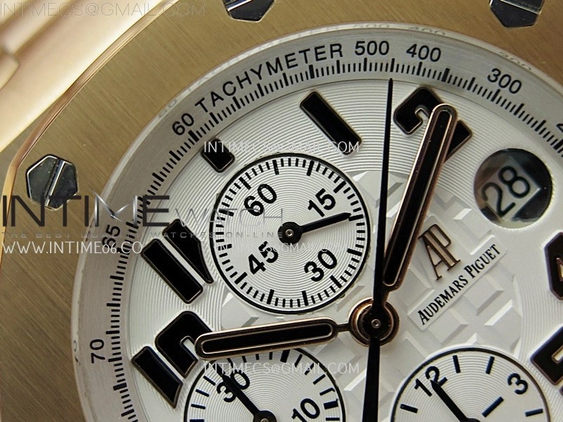 Royal Oak Offshore 42mm RG TKF Best Edition White Dial on RG Bracelet A7750