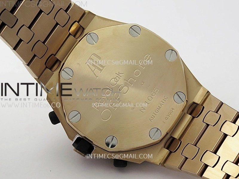 Royal Oak Offshore 42mm RG TKF Best Edition White Dial on RG Bracelet A7750