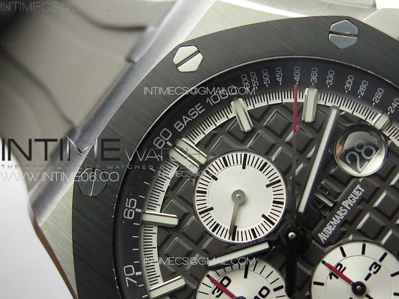 Royal Oak Offshore 44mm SS APSF 1:1 Best Edition Gray Dial on Grey Rubber Strap
