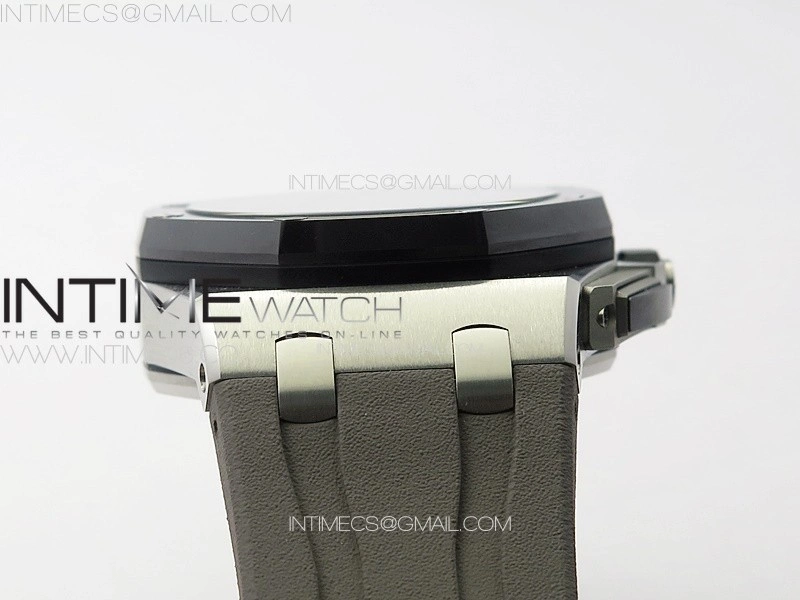 Royal Oak Offshore 44mm SS APSF 1:1 Best Edition Gray Dial on Grey Rubber Strap