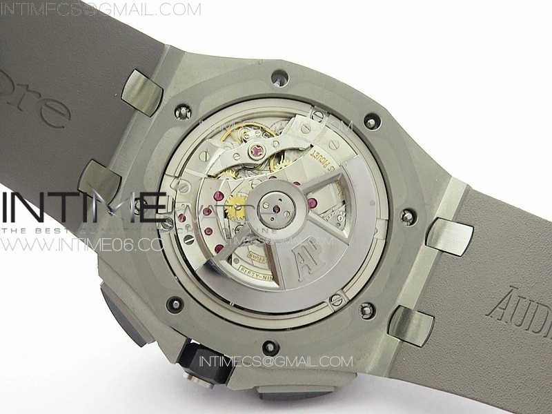Royal Oak Offshore 44mm SS APSF 1:1 Best Edition Gray Dial on Grey Rubber Strap