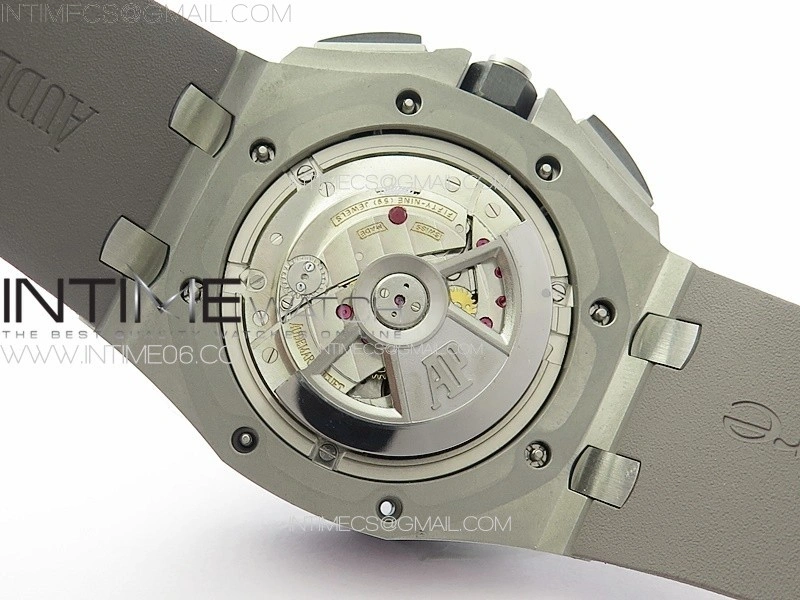 Royal Oak Offshore 44mm SS APSF 1:1 Best Edition Gray Dial on Grey Rubber Strap