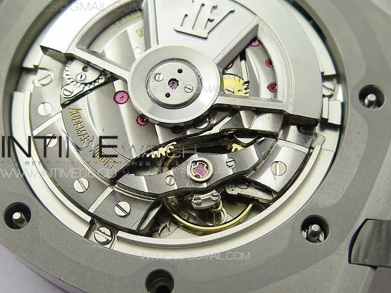 Royal Oak Offshore 44mm SS APSF 1:1 Best Edition Gray Dial on Grey Rubber Strap