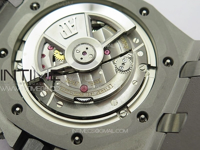 Royal Oak Offshore 44mm SS APSF 1:1 Best Edition Gray Dial on Grey Rubber Strap