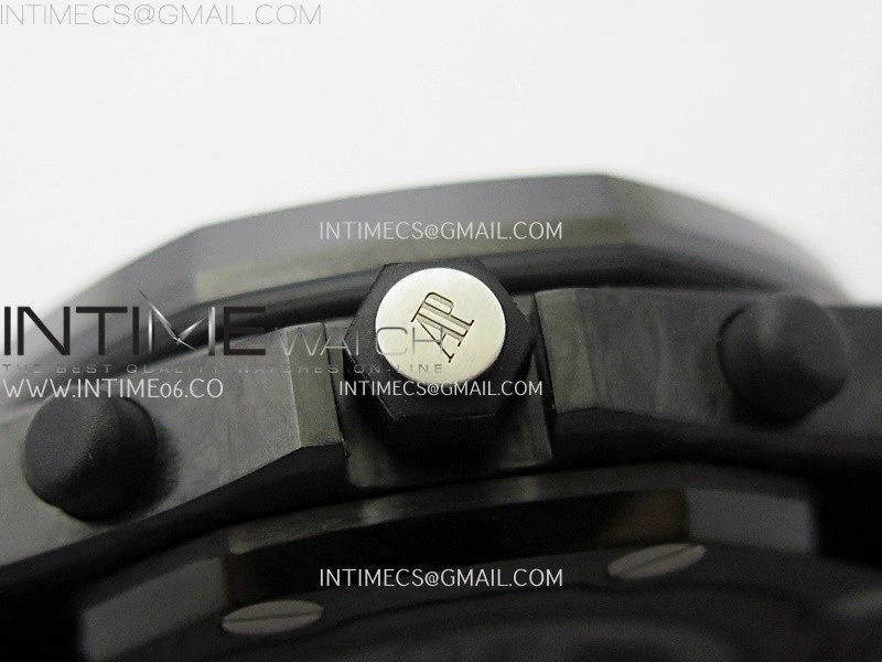 Royal Oak Offshore 'Bumble Bee' TKF Best Edition on Black Leather Strap A3126