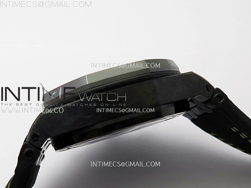 Royal Oak Offshore 'Bumble Bee' TKF Best Edition on Black Leather Strap A3126