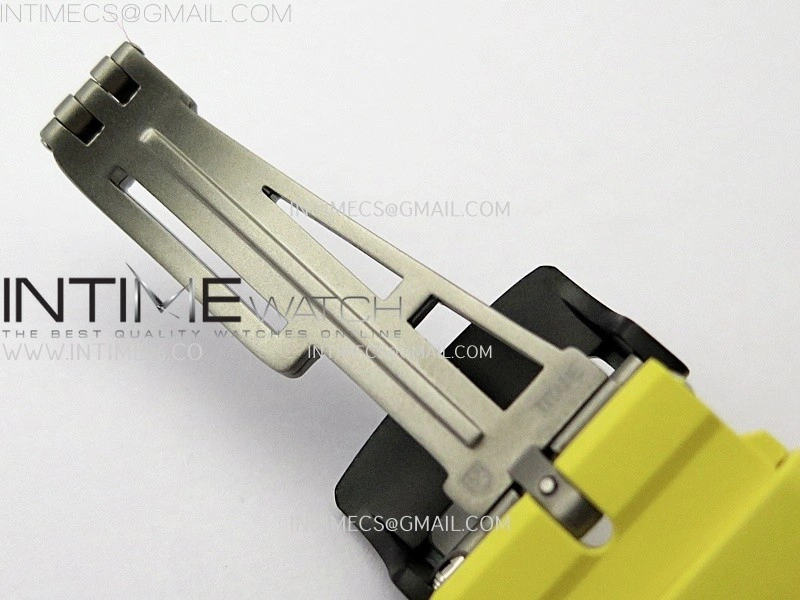 Royal Oak Offshore 'Bumble Bee' TKF Best Edition on Yellow Rubber Strap A3126