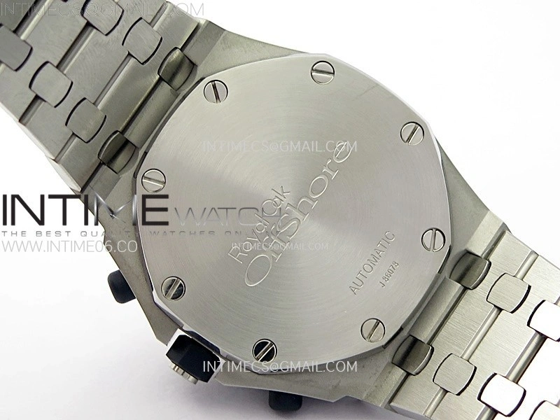 Royal Oak Offshore Chrono SS JJF Best Edition Blue Dial on SS Bracelet A7750