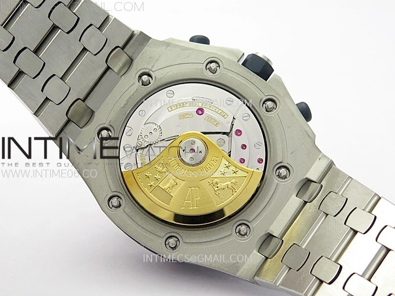 Royal Oak Offshore Chrono SS JJF Best Edition Blue Dial on SS Bracelet A7750